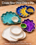 The image for $70 NEW 1x Pottery Class- Create your own CHIP N DIP! Come get creative-click for info-2:30-4:30pm