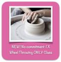 The image for $75 - $85 NEW! Try it out Pottery !! 1X WHEEL THROWING ONLY Class 7-9pm READ DESCRIPTION CAREFULLY