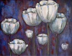 The image for $35 White Tulips -choose your own colors 7-9pm