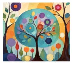 The image for $40 NEW Landscape -choose your own colors 7-8:30pm