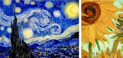 The image for $35 Van Gogh Starry Night or Sunflowers -choose your own colors 7:00-9:00pm