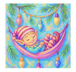 The image for $35 NEW Elf-choose your own colors 7:00-8:30pm