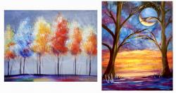 The image for $35 Your Choice -Landscape -choose your own colors 2:30-4:30pm