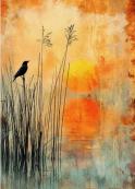 The image for $40 NEW Sunset -choose your own colors 7-8:30pm