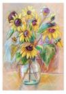 The image for $35 New Sunflowers- Learn how to use varies mediums-paint, pencils, pastels. 5:30-7pm