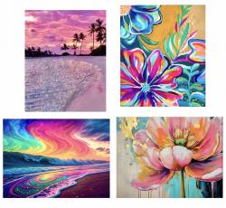 The image for $35 New Your choice. choose your own colors.-(Glitter ocean water optional) 6:30-8pm