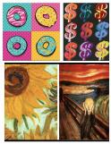 The image for $35 NEW Your Choice-Van Gogh “Sunflowers” or Edvard Munch “The Scream” Or Andy Warhol Pop Art 7-9pm