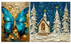 The image for $55 New SPECIALTY CLASS-TEXTURE, PALETTE KNIFE, GOLD LEAF-your choice colors-6-8pm click for details