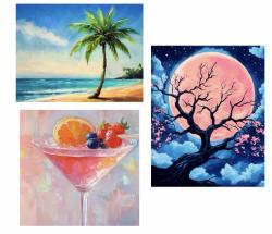 The image for $35 Your choice-choose your own colors 2:30-4:30pm